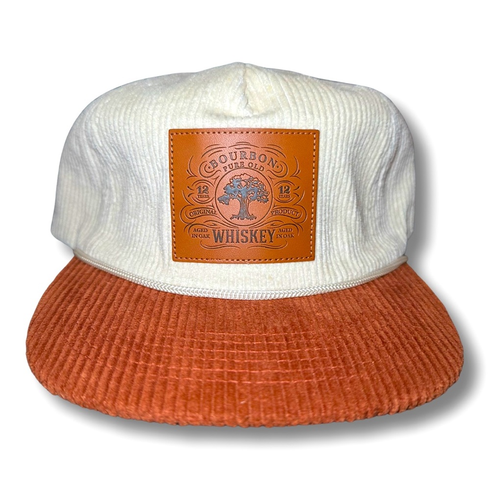 Bourbon Whiskey Corduroy SnapBack Hat